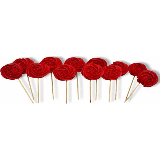 Zuckerlutscher rot 12 Stk.