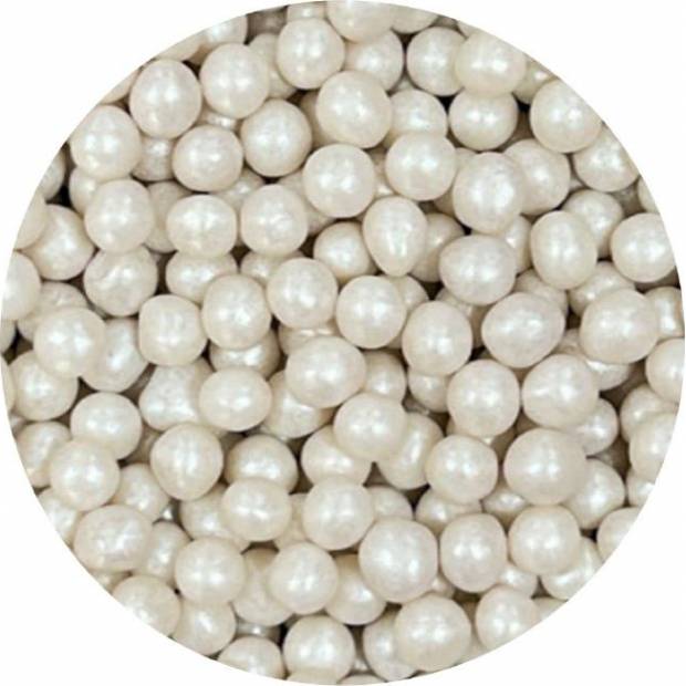 Zucker-Reis-Perlen weiß Perle 7mm 1kg