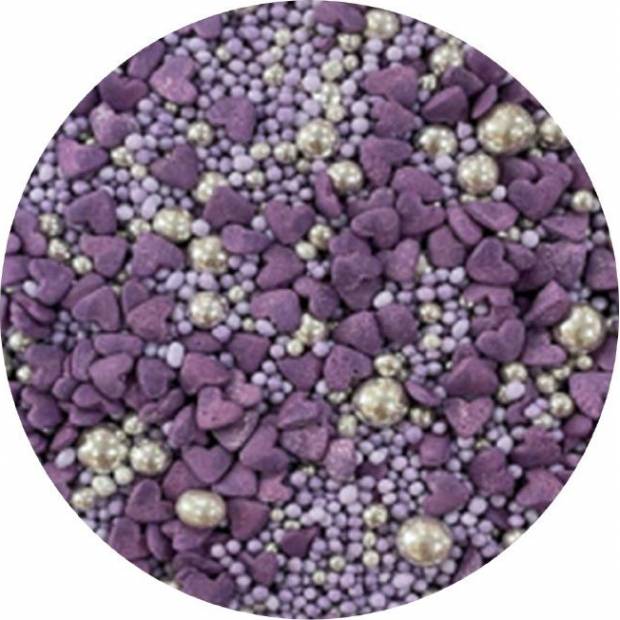 Zuckerdekoration Lila Liebe 1kg