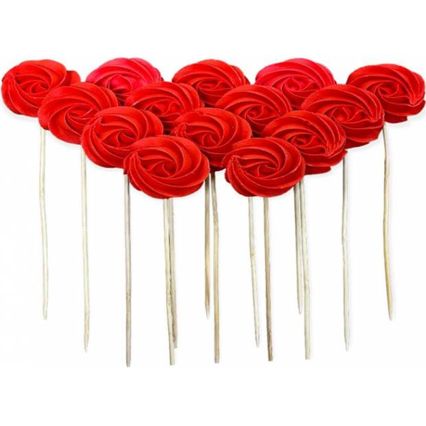 Zuckerlutscher rot 12 Stk.