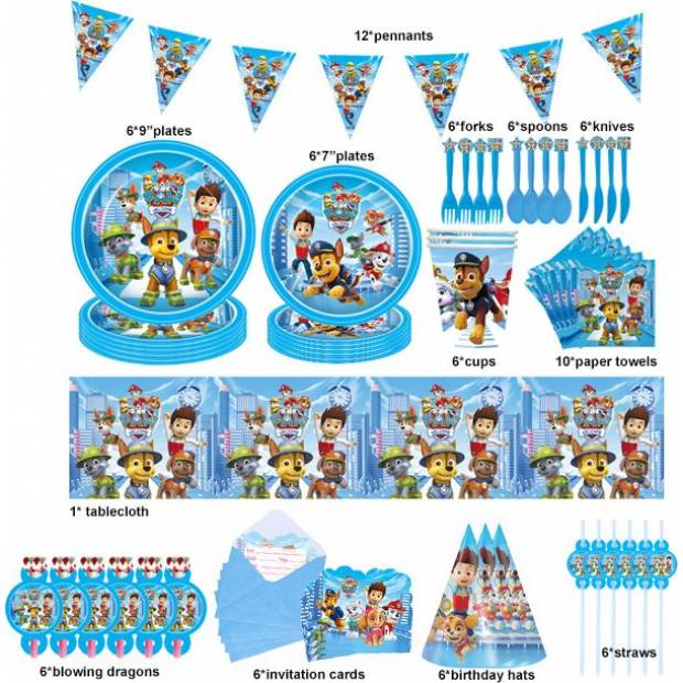 Große Party-Set Paw Patrol