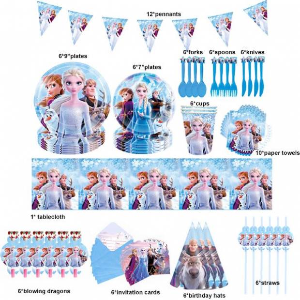 Großes Frozen Party Set - Eisreich