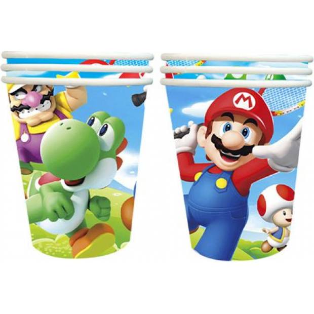 Pappbecher 10Stk Mario