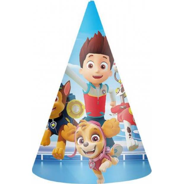 Party Papier Kappe Pfote Patrouille 6pcs