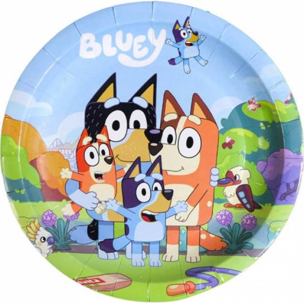 Party Pappteller 22cm 10Stück Bluey