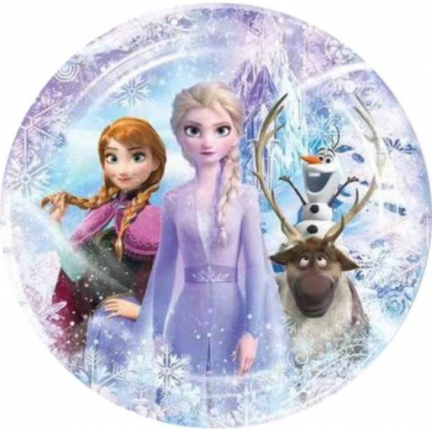 Party Pappteller 22cm 10Stück Gefroren