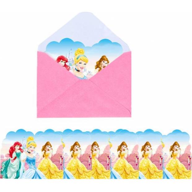 Einladung zum Geburtstag 10 Stück Prinzessinnen