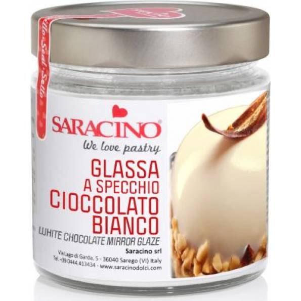 Weiße Schokolade mit Spiegelglasur 350g