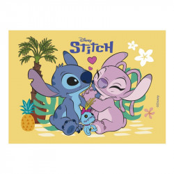 Fondantplatte für Kuchen Lilo und Stitch 21x14,8 cm
