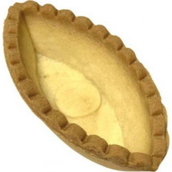 Mini-Tartlettenform Boot Linieckte hell 6,7 cm (24 Stk)