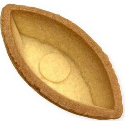 Törtchenförmchen-Set Bootform, Butterweich, hell, 6,7 cm (24 Stück)