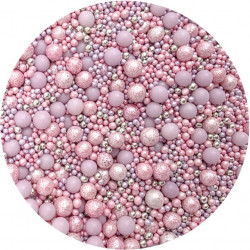 Zuckerdekoration rosa Mix 80g