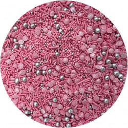 Zuckerdekoration Rosa Mischung 80g