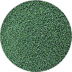 Zuckerperlen metallisch grün 2mm 80g