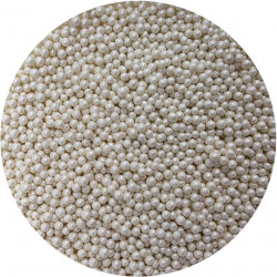 Zuckerperlen metallisch weiß 3-4mm 80g