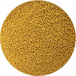 Zuckerperlen metallic gold II. 2mm 80g