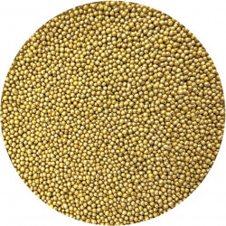 Zuckerperlen metallic gold III. 2mm 80g
