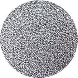 Zuckerperlen metallisch silber 3-4mm 80g