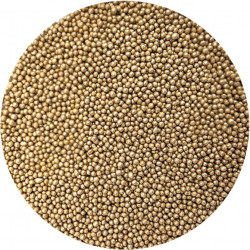 Zuckerperlen metallic gold IV. 2mm 80g