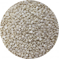 Zuckerguss weiße Perlmutt-Konfetti 80g