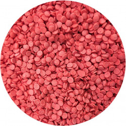 Rote Zuckerdekoration schwarze Konfetti 80 g