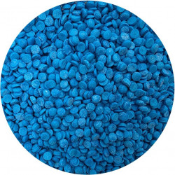 Zucker Dekoration blau Konfetti 80g