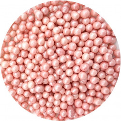 Zucker-Reis-Perlen rosa Perle 7mm 80g