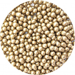 Zucker-Reis-Perlen gold 7mm 80g