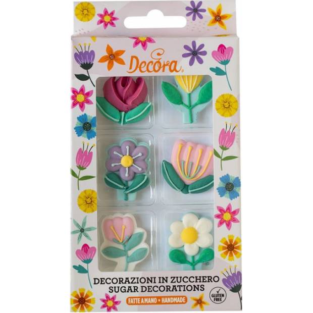 Zuckerdekoration Frühlingsblumen