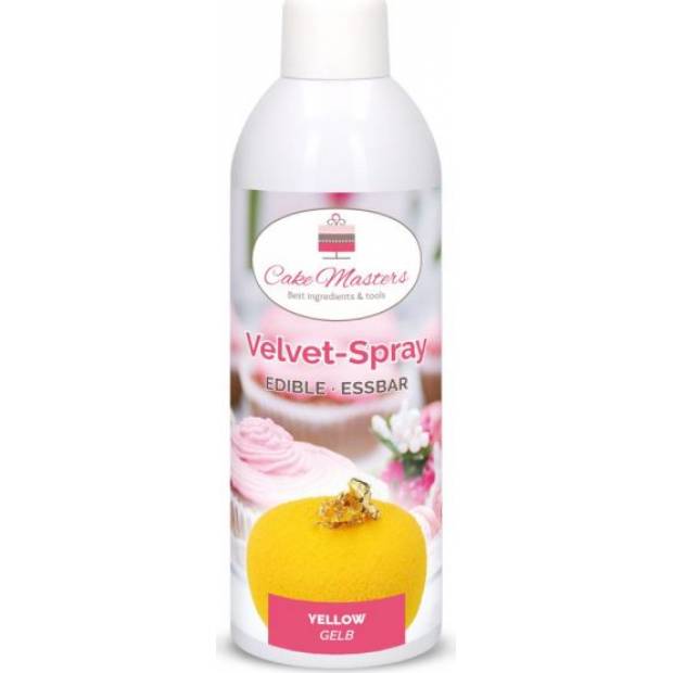 Samt-Spray gelb, 400g