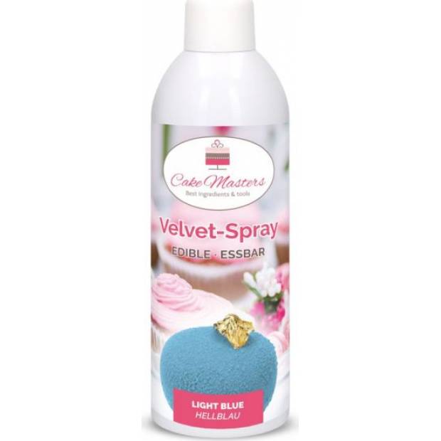 Samt-Spray hellblau, 400g