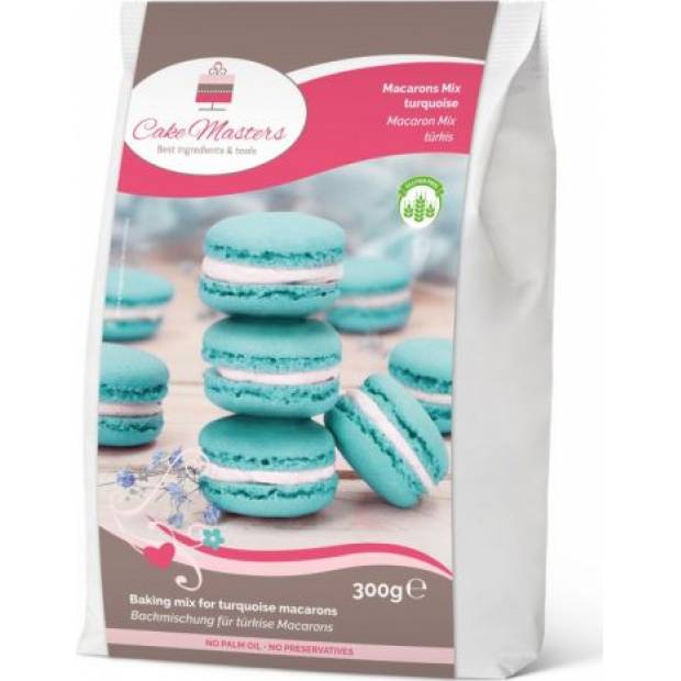 Makron-Mischung 300 g türkisfarben