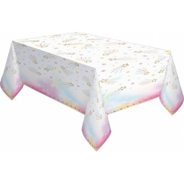 Papiertischdecke 180x120cm Einhorn
