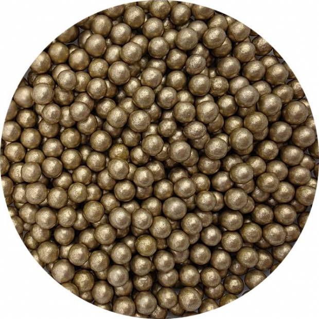 Zuckerperlen gold metallic 7mm 1kg