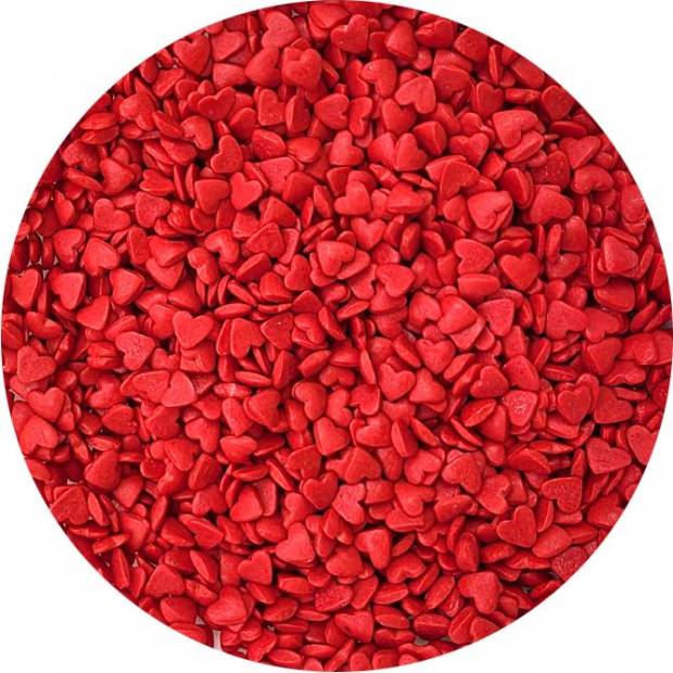Zuckerglasur rote Herzchen 1kg