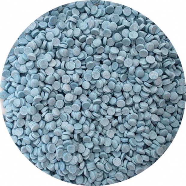 Zucker Dekoration blau Konfetti 80g