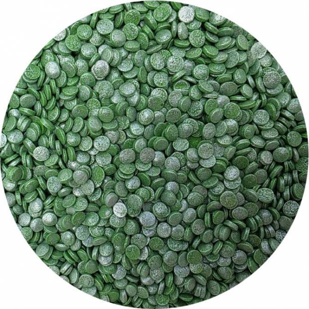 Zuckerdekoration grünes Perlenkonfetti 80g