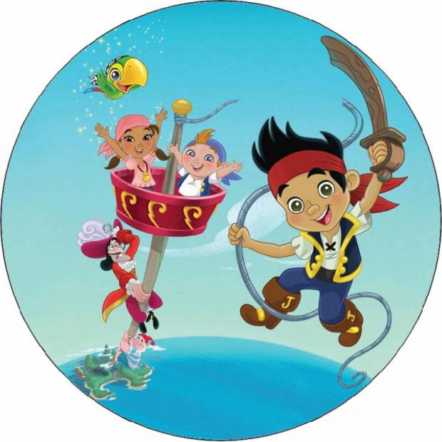 Essbares Papier Jake und die Seeräuber 19,5 cm