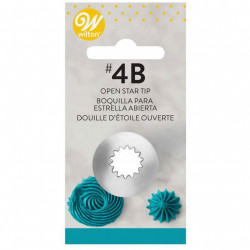 Dekorative Spitze OPEN STAR TIP #4B CRD