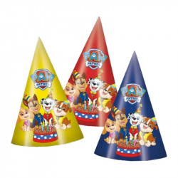 Partykappen Die Paw Patrol 15cm 6 Stück