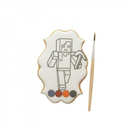 Lebkuchen-Ausmalbild Minecraft 55g