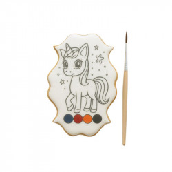 Weihnachtsplätzchen Malbuch Einhorn 55g