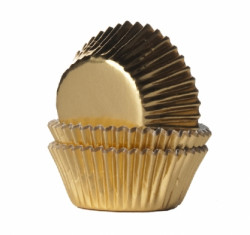 Mini Goldkuchenförmchen 35x21mm, 1280 Stück