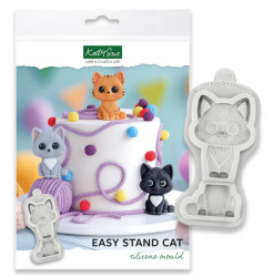 Silicon-Backform Katze