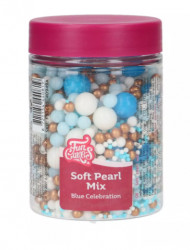 Zuckerzierperlen - blaue Feier 80 g