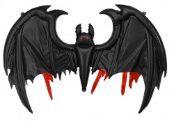 Aufblasbarer Fledermausballon 120x81 cm