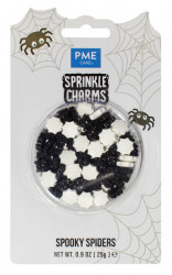 Zdobení z cukru pavouci 25 g 17 mm