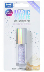 Kleine Glitzerpartikel Kopf in den Wolken 3g