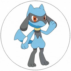Essbares Papier-Pokémon Riolu 19,5 cm