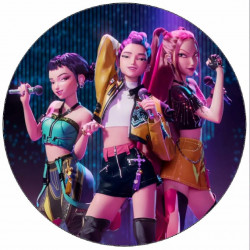 essbares Papier K-Pop Dämonenhunterin 19,5 cm